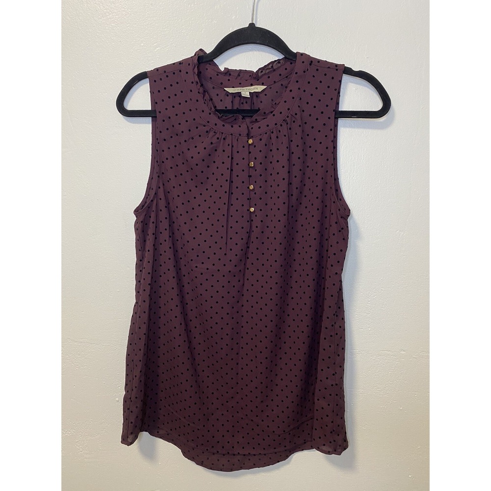 41 Hawthorn Prinsloo ruffle neck blouse M